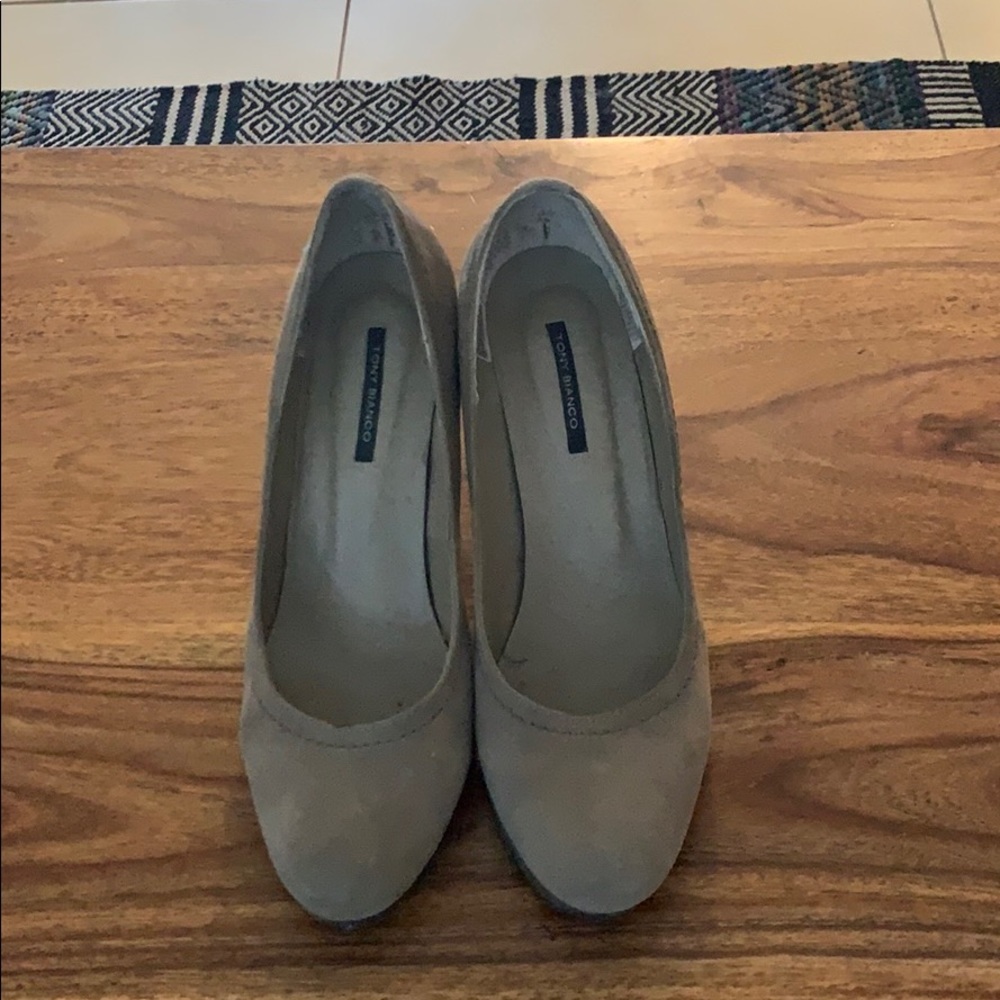 Tony Bianco closed toe wedges